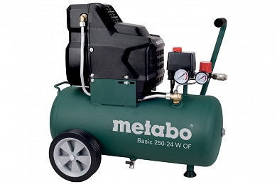 Безмасляный компрессор Metabo Basic 250-24 W OF 601532000 за 12 899 руб. в интернет-магазине "ТУТинструменты.ру"