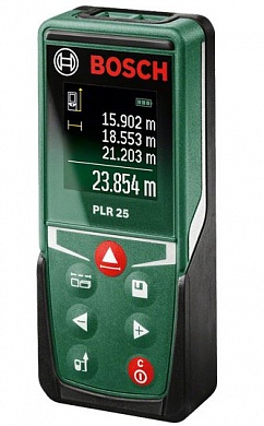 Лазерный дальномер Bosch PLR 25 0603672521 за 4 250 руб. в интернет-магазине "ТУТинструменты.ру"