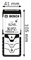 Лазерный дальномер Bosch GLM 40 Professional 0601072900